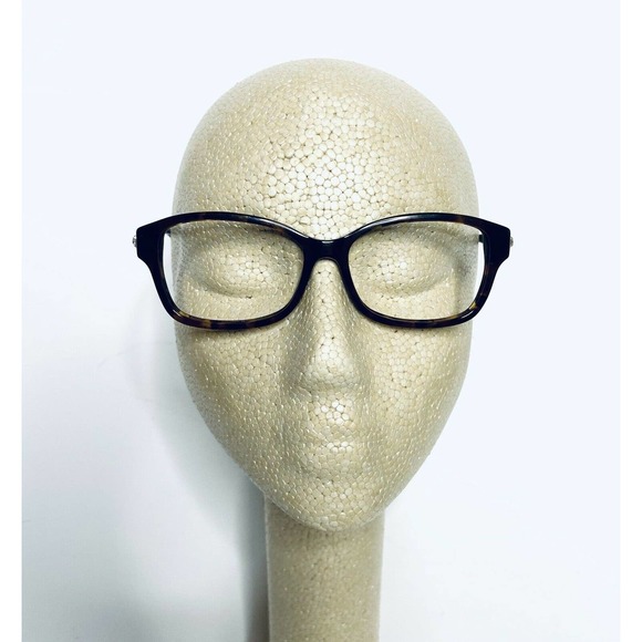 Swarovski Tortoise Rectangular Frame Glasses - Picture 10 of 12